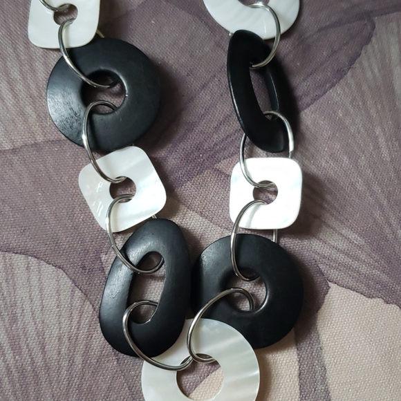 Cookie Lee adjustable length geometric necklace - Picture 4 of 5